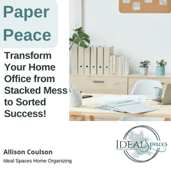 Paper Peace: Transform Your Home Office From Stacked Mess to Sorted Success!
